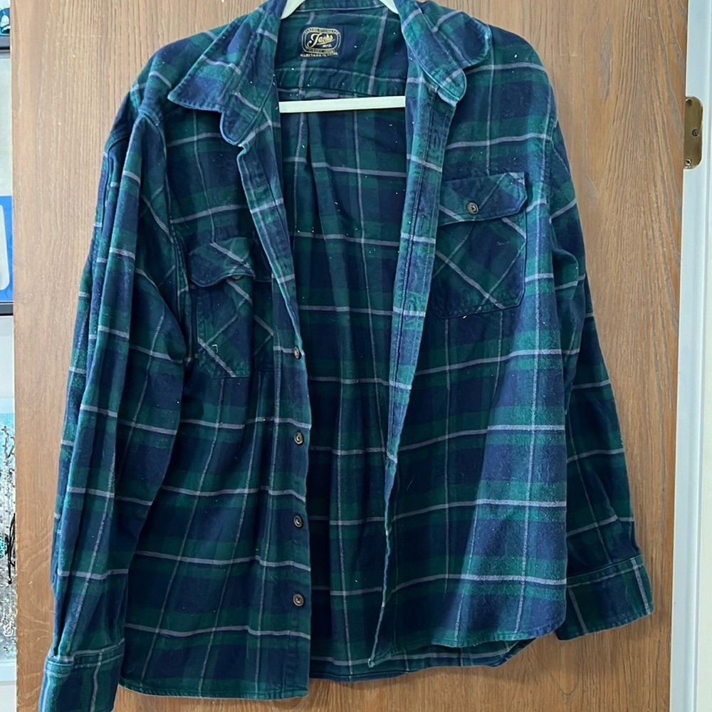 Flannel shirt button up